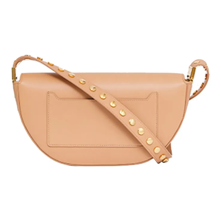 Burberry Olympia Leather Shoulder Bag Crossbody Bag Handbag Small Size Women's Light Brown-4
