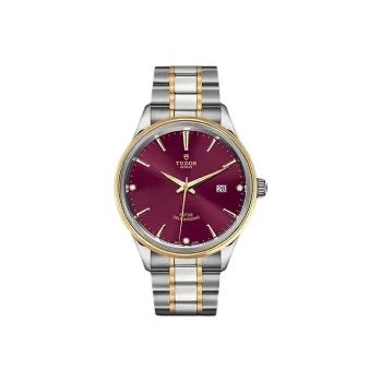 TUDOR Wind Style Collection Automatic Mechanical Movement Men's Watches Watch 41mm Red Watch Dial M12703-0015