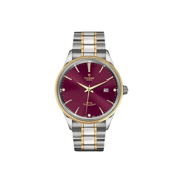 TUDOR Wind Style Collection Automatic Mechanical Movement Men's Watches Watch 41mm Red Watch Dial M12703 0015-0