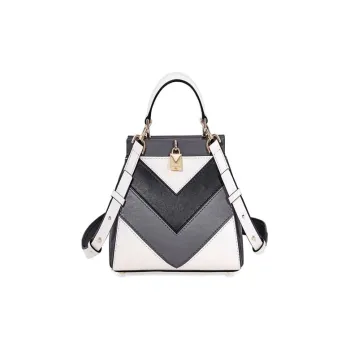 MICHAEL KORS Gramercy Leather Handbag Regular Women's Beige Gray