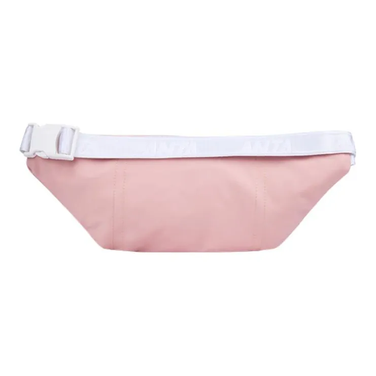 Anta Mr. Friendly Cookie Collaboration Fabric Fanny Pack Regular Unisex Apricot Pink-1