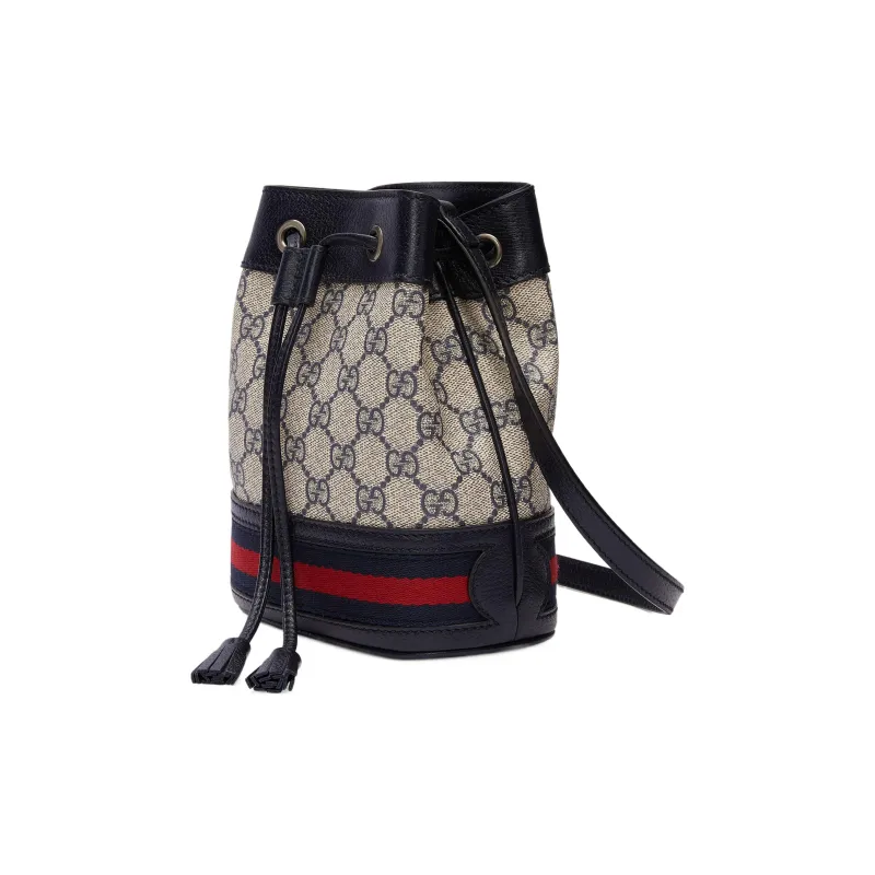 GUCCI Ophidia Canvas With Leather Trim Bucket Bags Crossbody Bag, Shoulder Bag Women's-1
