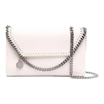 Stella McCartney Polyurethane Crossbody Bag, Shoulder Bag Mini White