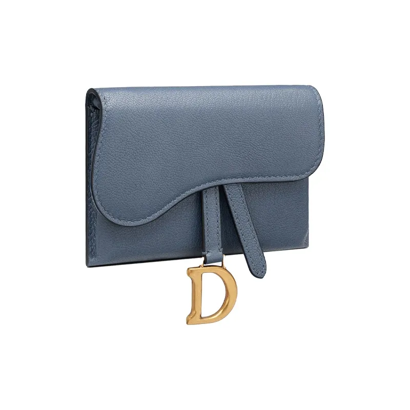 DIOR Saddle Sheepskin Saddle Bag Shoulder Bag Crossbody Bag Extra Mini Women's Dark Denim Blue-1
