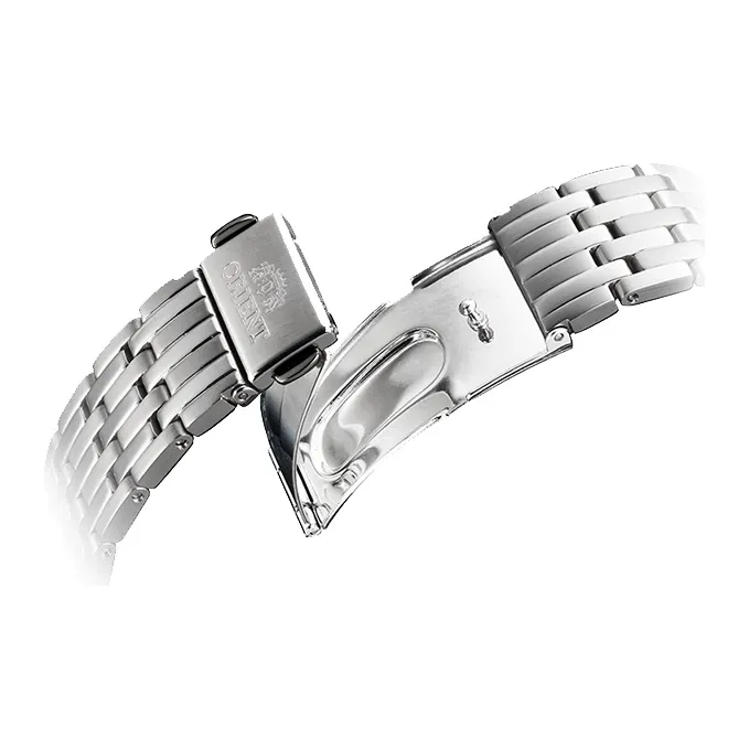 ORIENT Mechanical Movement Stainless Steel Watchband Watch Men's Watches Gold Dial RA AC0J01S10B-3