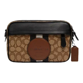 COACH Graham Calfskin Camera Bags Crossbody Bag Shoulder Bag Women's Brown Multicolor
