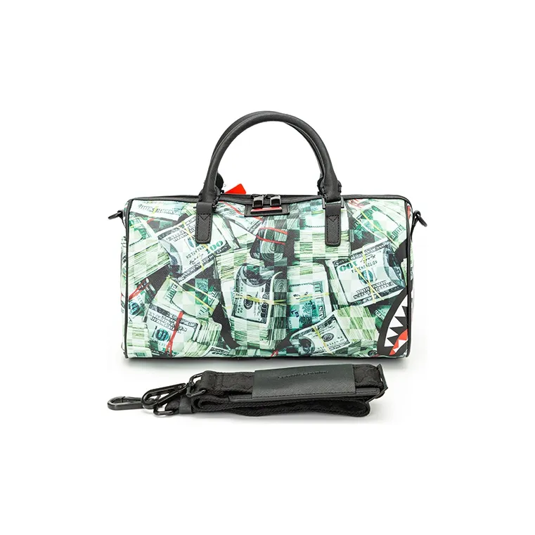 SPRAYGROUND PVC Gym Bag, Sports Bag, Travel Bag, Shoulder Bag, Handbag Large Size Unisex Multicolor-0