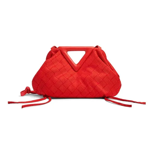 Bottega Veneta Polyamide Handbag Shoulder Bag Crossbody Bag Women's Red