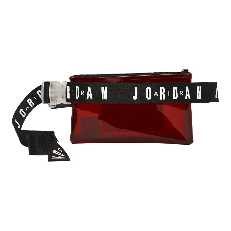 Jordan Polyurethane Fanny Pack Sling Bag Crossbody Bag Regular Unisex Red-1