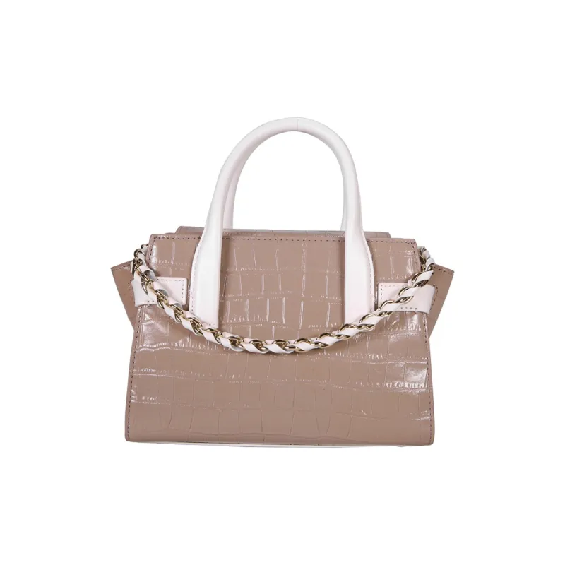 MICHAEL KORS Carmen Cow Leather Crossbody One Shoulder Handbag Mini Women's Light Umber-1
