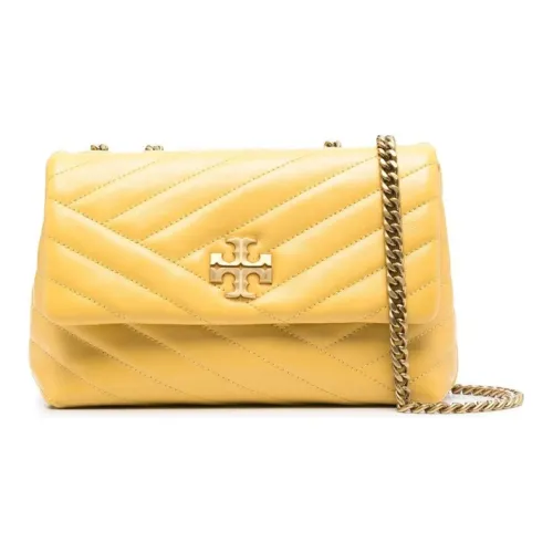 TORY BURCH Kira Leather Crossbody Bag Shoulder Bag Women's Yellow