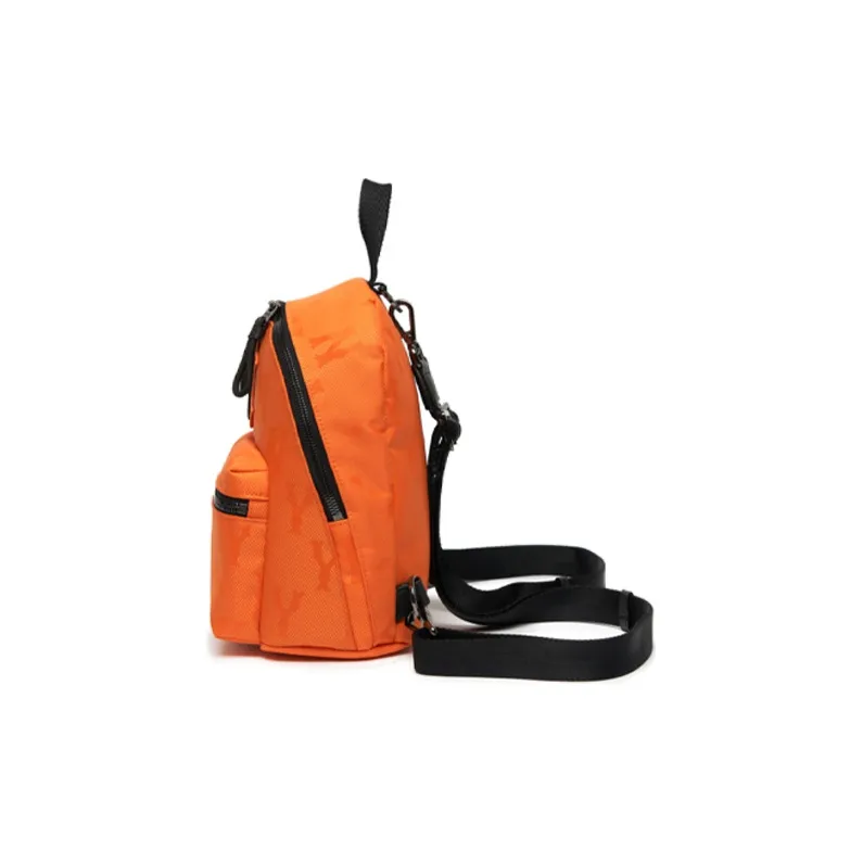 MLB Nylon Fabric Combo Bag, Backpack Regular Unisex Orange-2