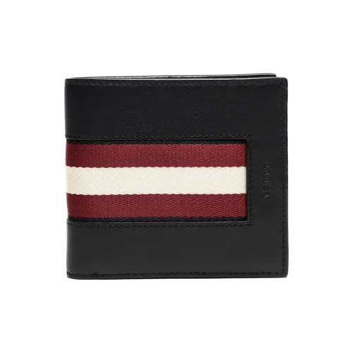 BALLY Cow Leather Wallet Men's Black