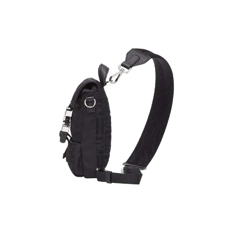 FENDI Nylon Sling Bag Men's Black-1