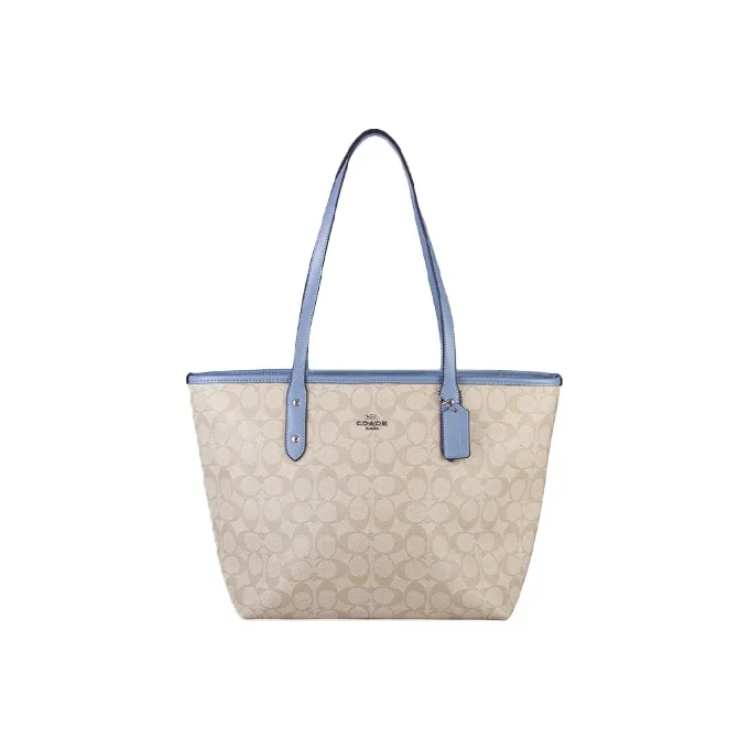COACH City Zip Tote Shoulder Bags-0