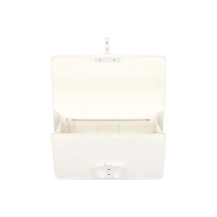DIOR 30 Montaigne Calfskin Box Bag Shoulder Bag Women's Chalk White-2