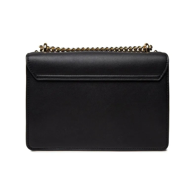 VERSACE JEANS COUTURE Leather Box Bag, Crossbody Bag, Shoulder Bag Women's Black-3