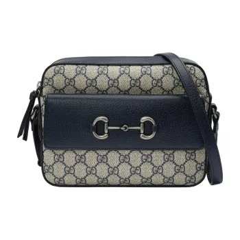 GUCCI Canvas With Leather Camera Bag, Crossbody Bag, Shoulder Bag Women's