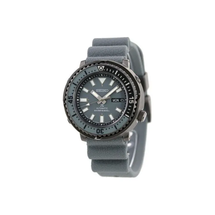 SEIKO Prospe Collection Mechanical Movement Silicone Strap Watch Men's Watches Blue Dial SBDY061-1