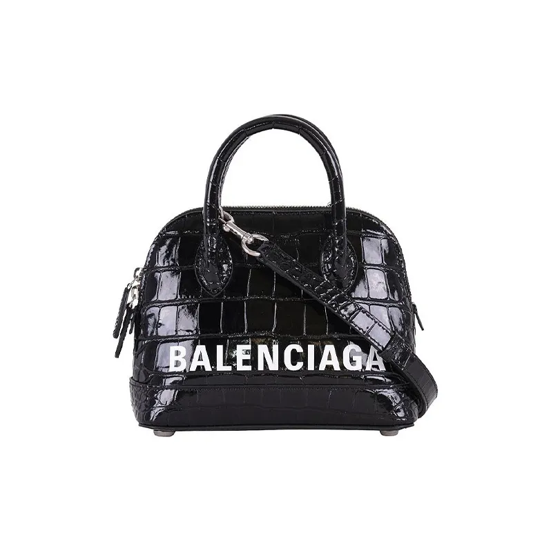 Balenciaga Leather Handbag, Crossbody Bag Extra Small Women's Black-0