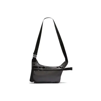 Nike Nylon Fabric Shoulder Bag Crossbody Bag Regular Unisex Gray With Studs