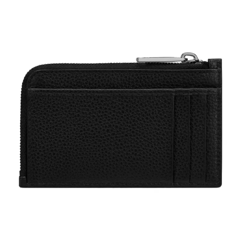 DIOR Grained Calfskin Card Set Card Holder Unisex Black-1