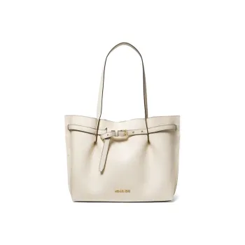 MICHAEL KORS Emilia Leather One Shoulder Handbag Tubas Women's White