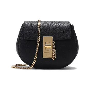 Chloe Sheepskin Piglet Bag Handbag Shoulder Bag Fanny Pack Backpack Coin Purse Mini Women's Black