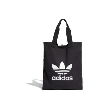 Adidas Originals Canvas Bag, Portable Crossbody Bag, Shoulder Bag Regular Unisex Black