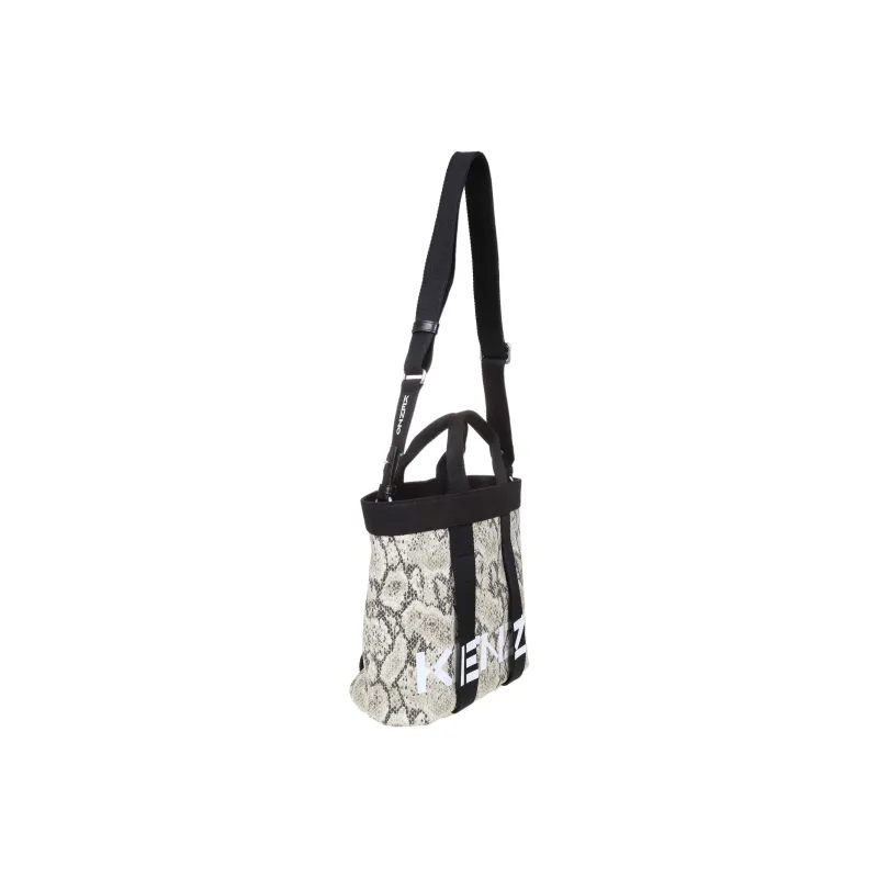 KENZO Recycled Cotton Tote Bag Shopping Bag Shoulder Bag Crossbody Bag Handbag Small Size Women's White-1
