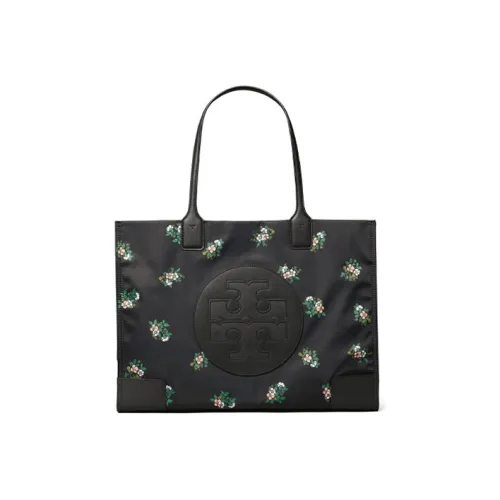 TORY BURCH Ella Polyester Handbag Women's Black
