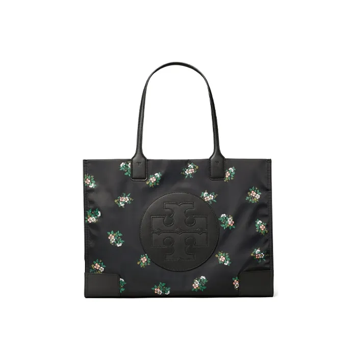 TORY BURCH Ella Polyester Handbag Women's Black-0
