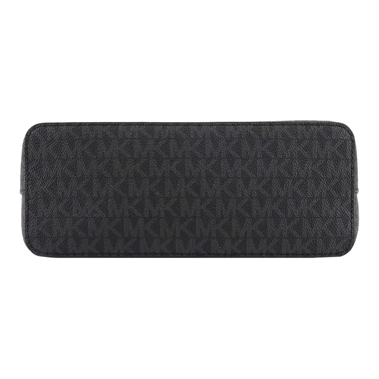 MICHAEL KORS Jet Set Travel Leather Dome Bag Commute Crossbody Bag Women's Black-4