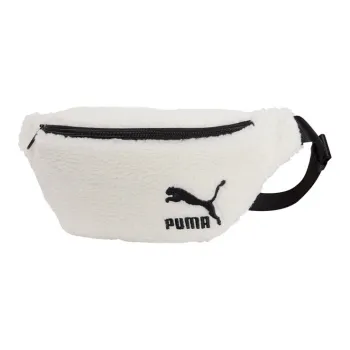 PUMA Sherpa Polar Fleece Crossbody Bag Sling Bag Fanny Pack Regular Unisex White