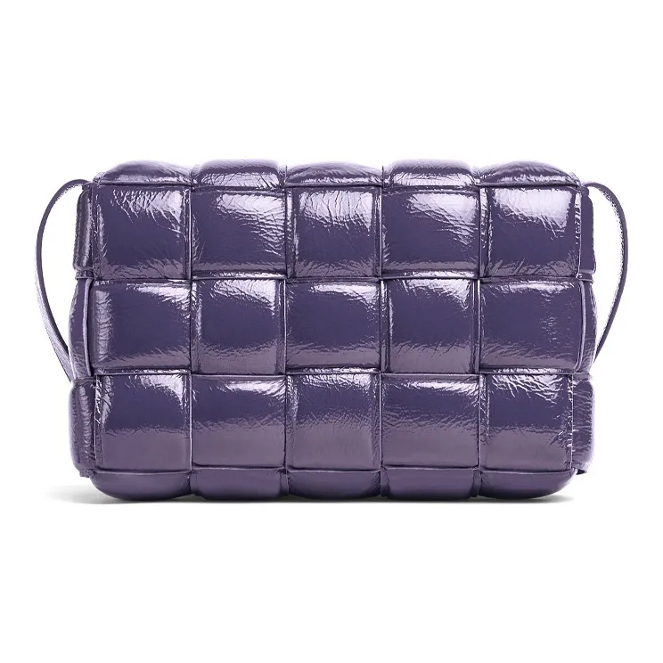 Bottega Veneta Padded Cassette Intrecciato Raisin-4