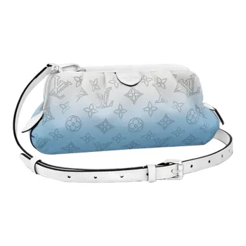 LOUIS VUITTON Scala Calfskin Cloud Bag, Clutch, Shoulder Bag, Crossbody Bag Mini Women's Light Blue