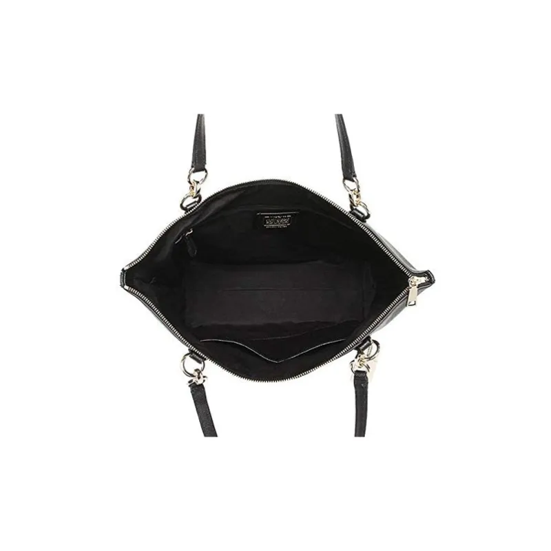 COACH Ava Leather Tote Bag, Shopping Bag, Shoulder Bag Tubas Women's Black-2