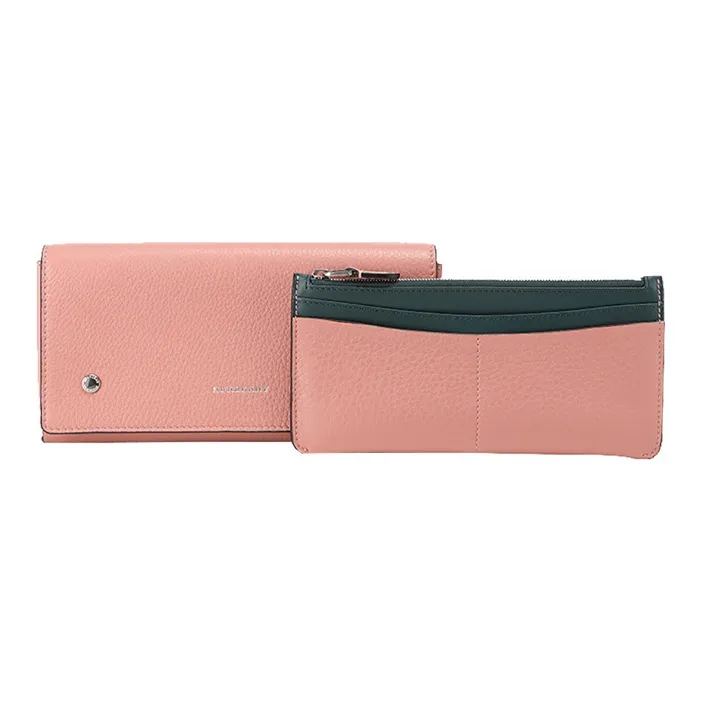 Burberry Leather Wallet 'Pink'-0