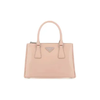 PRADA Leather Handbag Mini Unisex Pink