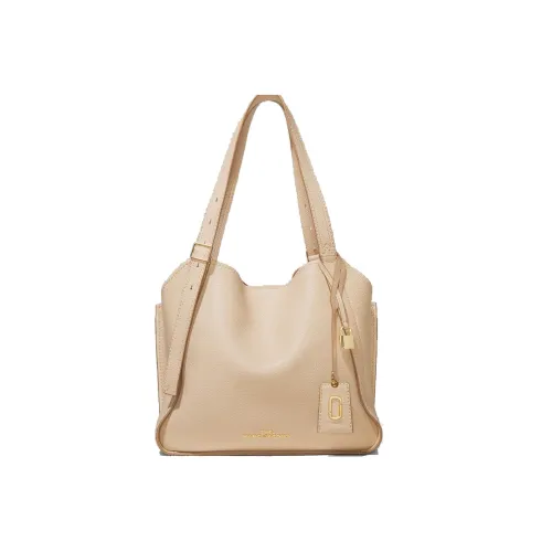 MARC JACOBS Leather Bucket Bag Handbag Women's Beige