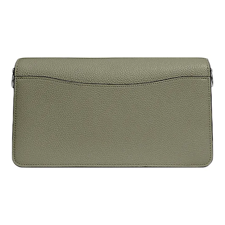 COACH Tabby Leather Zhi Sheng Bag Handbag Shoulder Bag Crossbody Bag Medium Size Women's Green Textile-2
