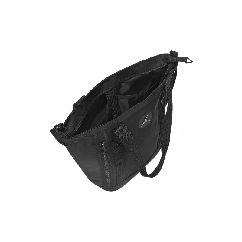 Jordan Polyester Tote Bag, Shopping Bag, Shoulder Bag Regular Unisex Pure Black-3