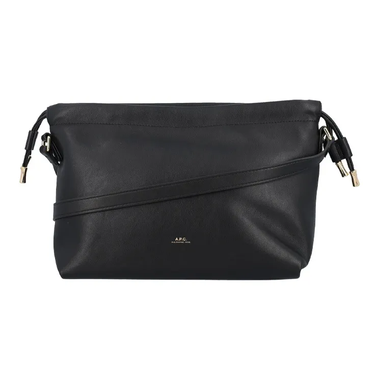 A.P.C Logo Detailed Drawstring Shoulder Bag-0