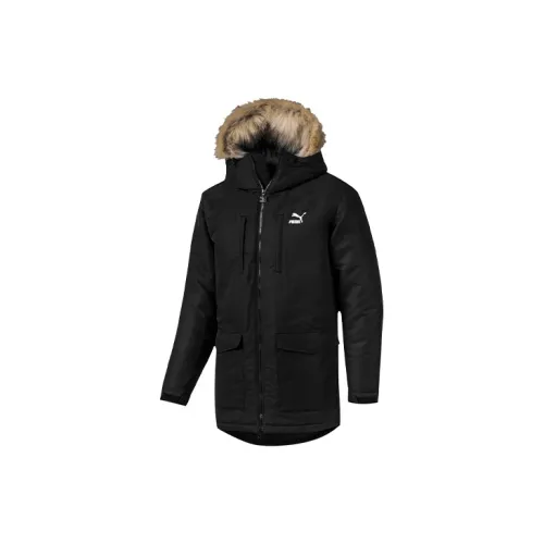 PUMA CLASSICS Puffer Jackets Men Black