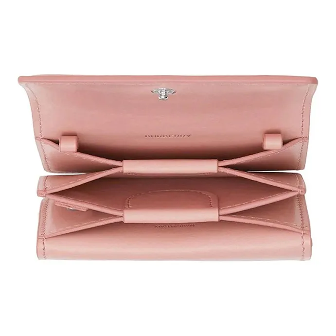 Burberry Cow Leather Shoulder Bag Women's Pink-2