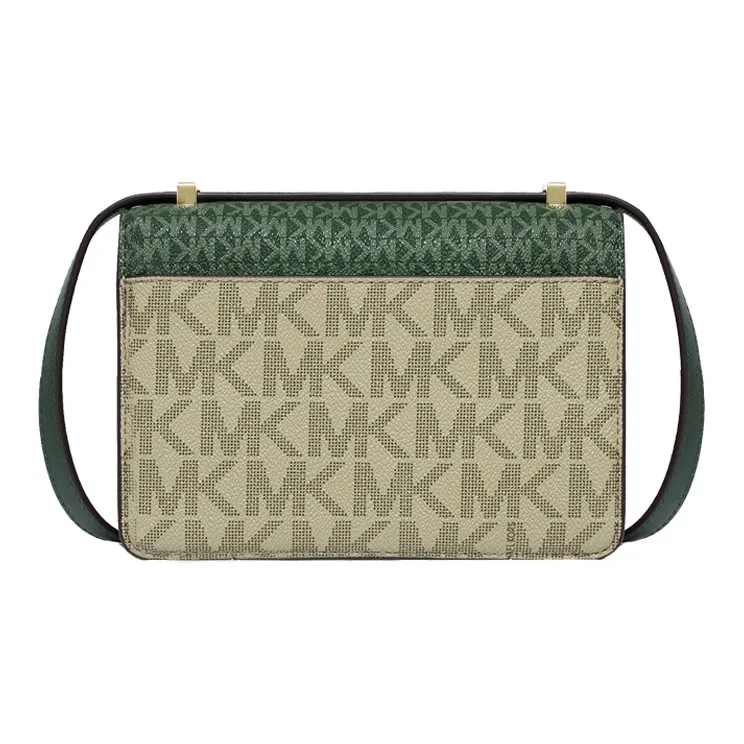 MICHAEL KORS Hendri Artificial Leather Messenger Bag Shoulder Bag Crossbody Bag Mini Women's Dark Green & Army Green-1