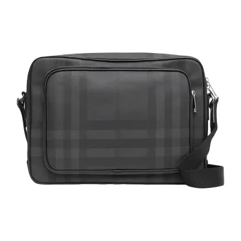Burberry Nylon Fabric One Shoulder Handbag, Crossbody Bag Regular Men's Charcoal Black
