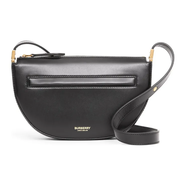 Burberry Olympia Calfskin Shoulder Bag Crossbody Bag Handbag Mini Women's Black-1