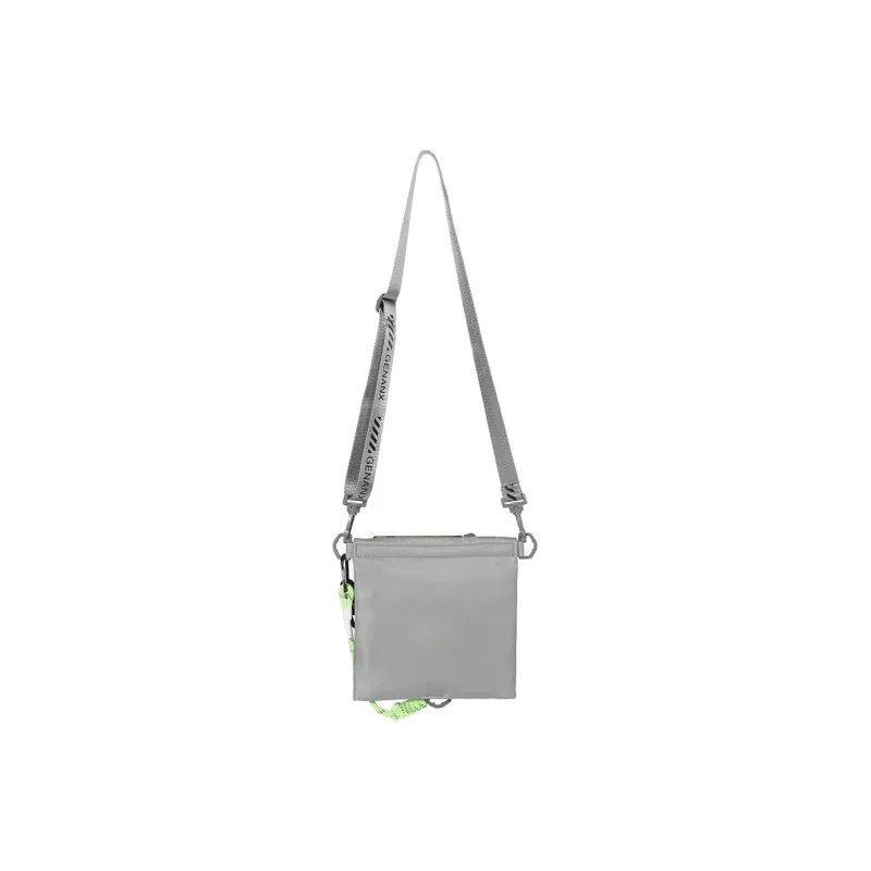 GENANX Polyamide Crossbody Bag Regular Unisex Black/Gray/White-5