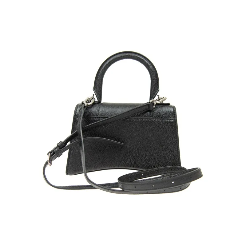 Balenciaga Grained Hourglass Top Handle Xs Black-2